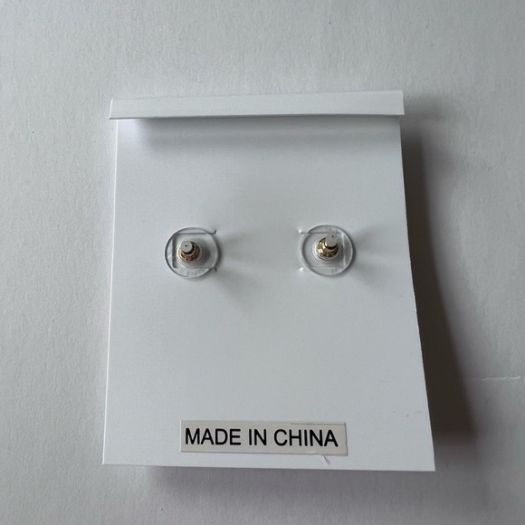 Baublebar Pearl Skull Earrings NWOT - Picture 3 of 4